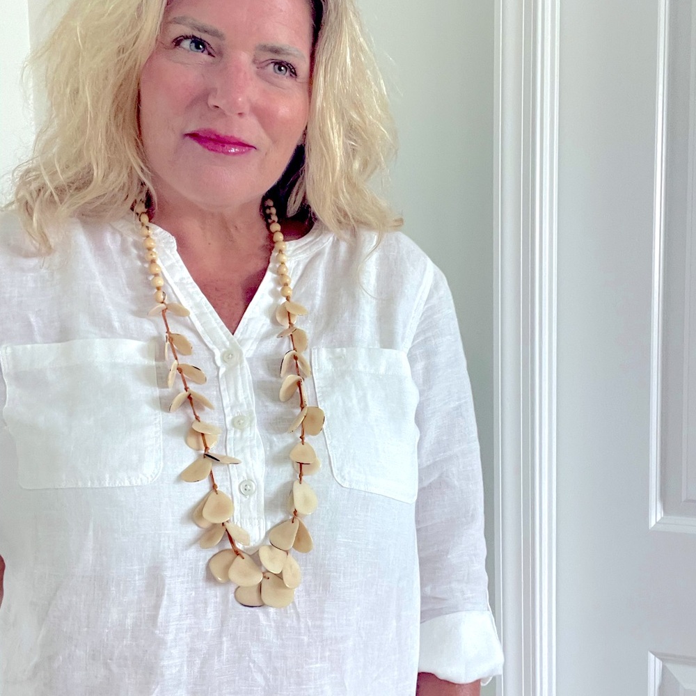 TAGUA Necklace Artisan Handmade Eco-Friendly Tagua Ecuador Rainforest unique
